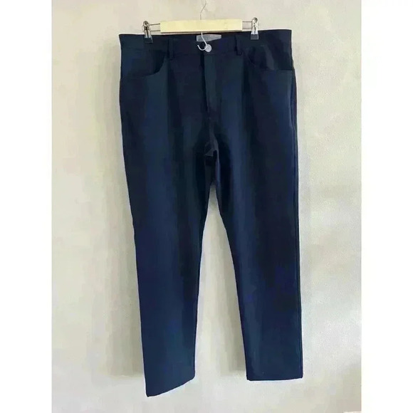 Willy Pants Mens Size 38 Navy Blue Straight Leg Made In USA California Outdoor - Picture 1 of 3